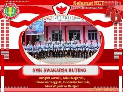 HUT PGRI 76 Tahun SMK Swakarsa Ruteng